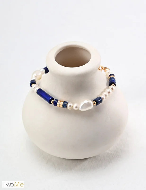 Natürliches Lapislazuli-Perlenarmband - Jewelry & Accessories - Bracelets & Bangles - Charm Bracelets