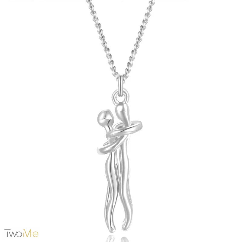 TwoMe Umarmung Halskette S925 Sterling-Silber - Silber / S / S925 Sterlin Silber - Jewelry & Accessories - Necklaces &